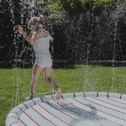 Classic Striped Splash Pad – 64" Summer Water Fun for Kids